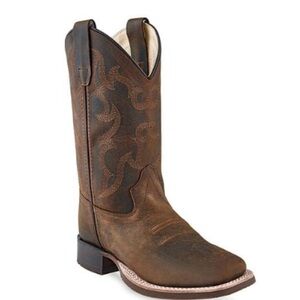 Boys Brown Western Boots